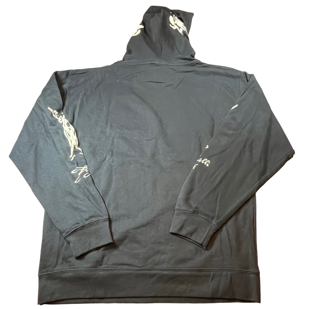 Amazon Music Independent Trading Co Black Graphic Hoodie Sweatshirt Large - Picture 8 of 10